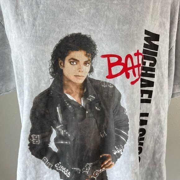 NWT True Vintage Michael Jackson T-Shirt Size M - Picture 2 of 6